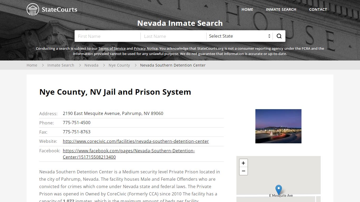 Nevada Southern Detention Center Inmate Records Search ...